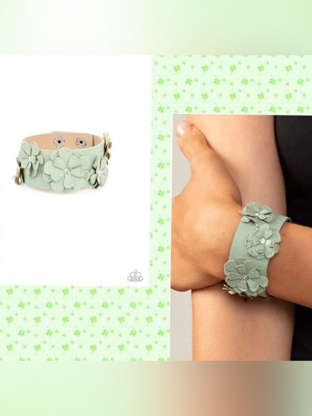 Paparazzi WHAT DO YOU PRO-POSIES green bracelet